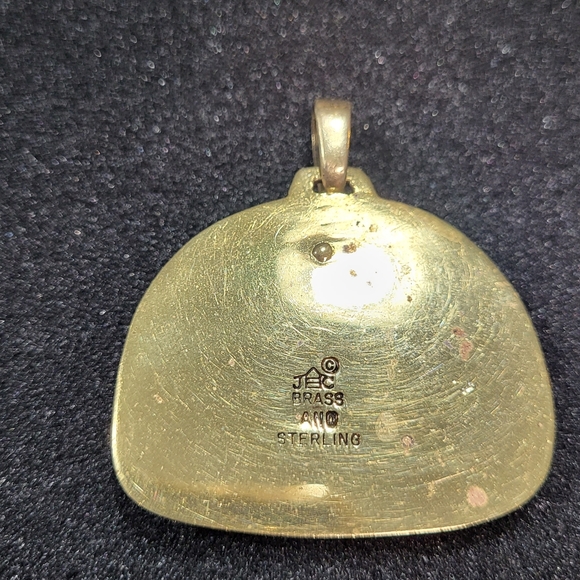 Jeep Collins Jewelry Vtg Jeep Collins Brass Sterling Silver Jonah